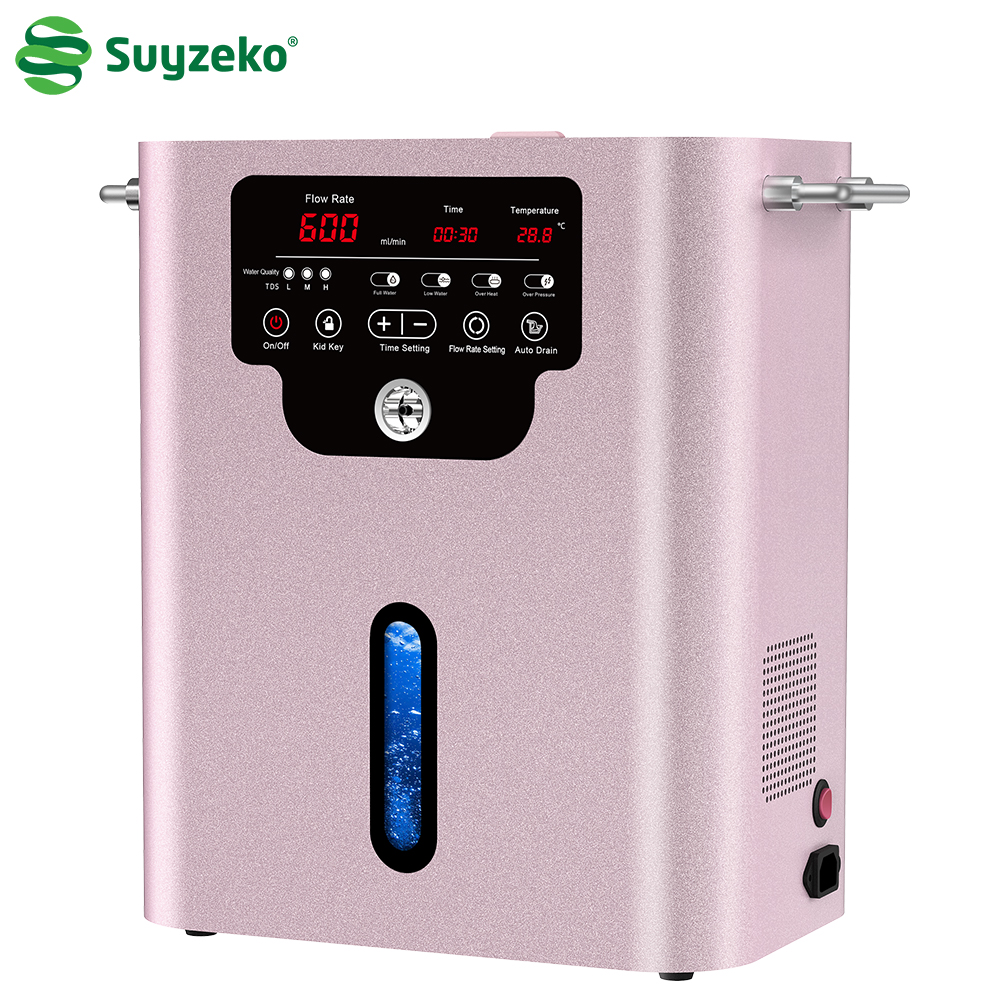 Suyzeko 600ml/min PEM Hydrogen Inhalation Machine - 99.99% Ultra Purity for Health