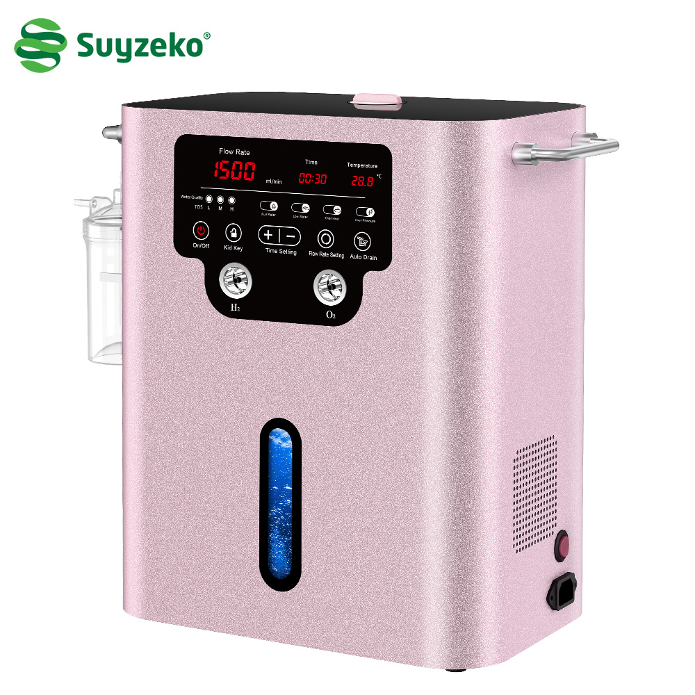 Suyzeko 1500ml/min Hydrogen Inhalation Machine | PEM Technology & 99.99% High Purity for Wellness