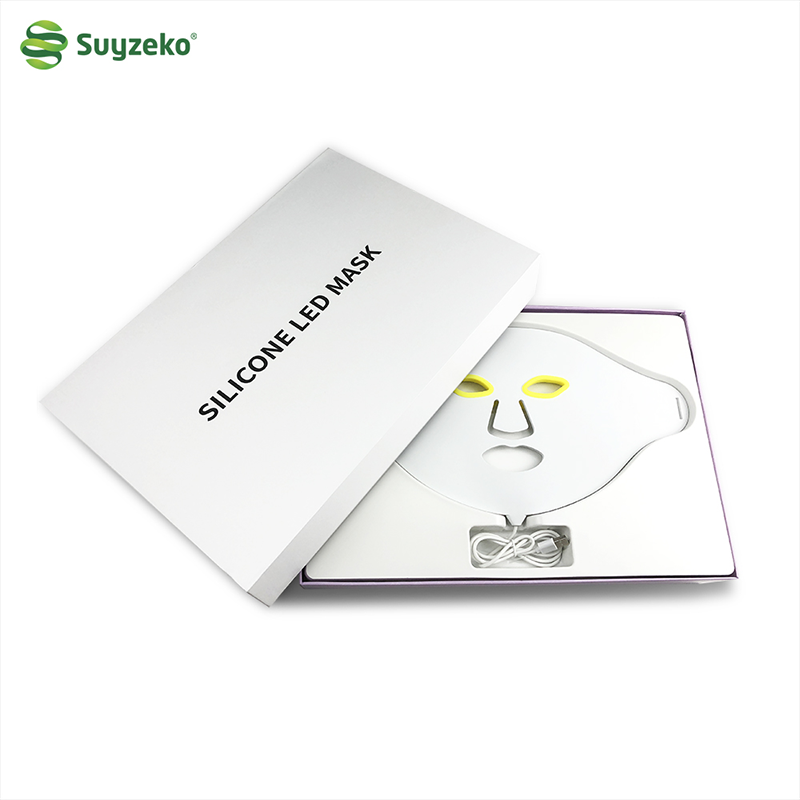 Suyzeko 7-Color Silicone Portable Facial and Neck Beauty Mask